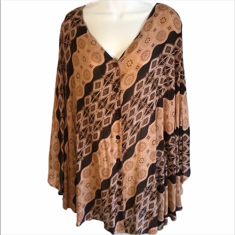 Original Antthony batwing tunic top